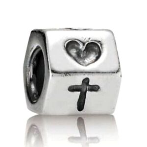 Pandora Sterling Silver Faith Hope Love Charm